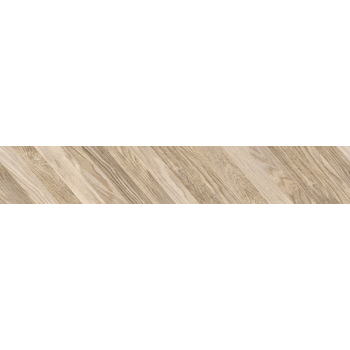 Плитка керамогранітна Wood Chevron Left бежевий 150x900x10 Golden Tile - зображення 1