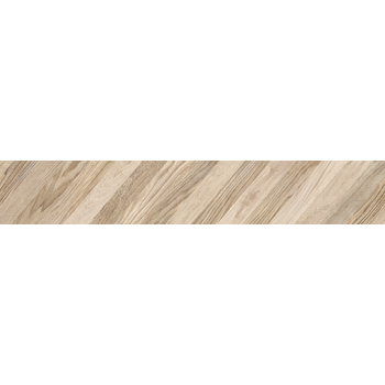 Плитка керамогранітна Wood Chevron Right бежевий 150x900x10 Golden Tile - зображення 1