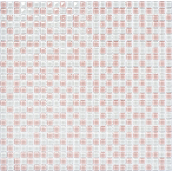 Мозаика GM 410001 C2 White-Pink W 300х300х4 Котто Керамика - зображення 1