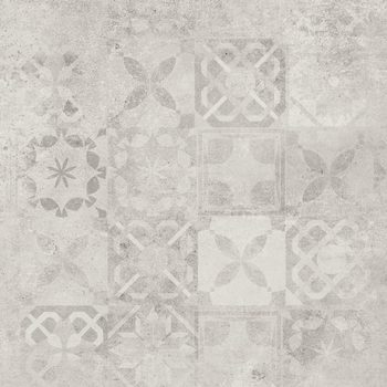 Плитка керамогранитная Softcement White Decor Patchwork POL 597x597x8 Cerrad - зображення 1