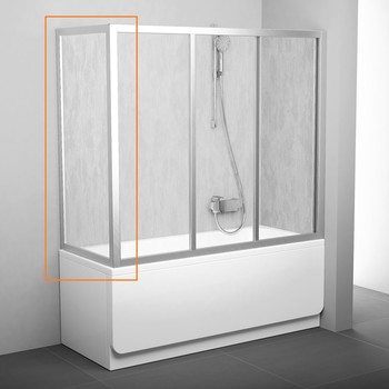 Стенка для ванны неподвижная APSV-80 Transparent, (95040U02Z1) RAVAK - зображення 1