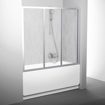 Двери для ванны трехэлементные AVDP3-150 Transparent, (40VP0U02Z1) RAVAK - зображення 1