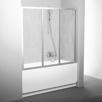 Двері для ванни трьохелементні AVDP3-170 Rain, (40VV0U0241) RAVAK - зображення 1
