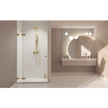 Душові двері Brushed Gold DWJ 1200Lx2000 RADAWAY - зображення 1