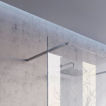 Набір тримачів душової стінки W SET-100 Wall-Corner, (GWD01000A095) RAVAK - зображення 1