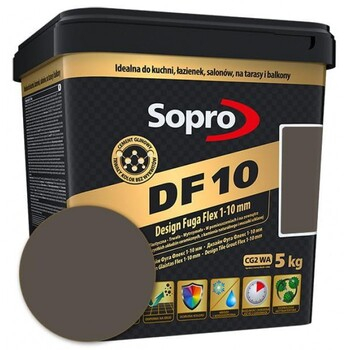 Затирка для швов Sopro DF 10 1076 хебан №62 (5 кг) - зображення 1