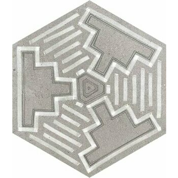 Плитка керамогранітна Hexagono Igneus Cemento 230x266x9 Vives - зображення 1