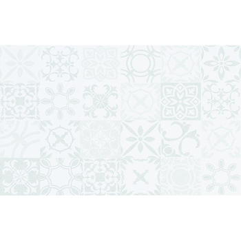 Плитка настенная Sansa White Pattern GLOSSY 250x400x8 Cersanit - зображення 1