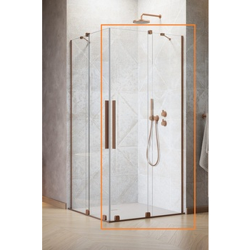 Душова кабіна (половина) Furo KDD 90 R Brushed Copper RADAWAY - зображення 1