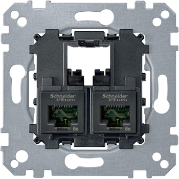 Розетка RJ45 5е UTP MERTEN (MTN4575-0002), Schneider Electric - зображення 1