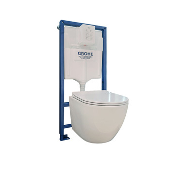 Комплект Інсталяція для унітаза Rapid SL Grohe + Унітаз підвісний Desse Vortex з кришкою soft-close Cersanit - зображення 1