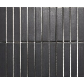 Мозаїка K 6021 Kit Kat Black Mat 252x300 Котто Кераміка - зображення 1