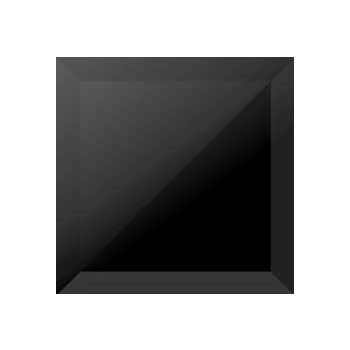 Декор Crystal Black Glass 150x150 Ceramika Color - зображення 1