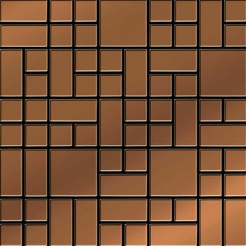 Мозаїка Copper Glass 250x250 Ceramika Color - зображення 1