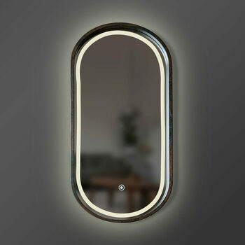Дзеркало Freedom Slim LED 450x750 Venge Luxury Wood - зображення 1