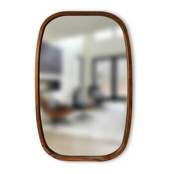 Зеркало New Art Slim 600x900 Cognac Luxury Wood - зображення 1