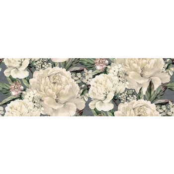 Плитка стінова Gracia Grey Flower SAT 200x600x8,5 Cersanit - зображення 1
