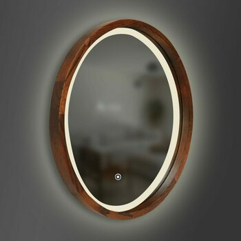 Дзеркало Perfection Slim LED D650 Cognac Luxury Wood - зображення 1
