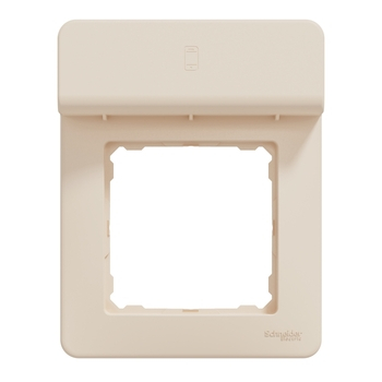 Рамка 1-місна з підсвіткою Бежевий Sedna Design & Elements (SDD312809), Schneider Electric - зображення 1