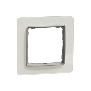 Рамка 1-місна Біле скло Sedna Design & Elements (SDD360801), Schneider Electric - зображення 1