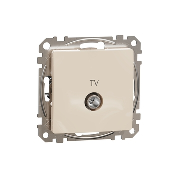 Розетка TV кінцева Бежевий Sedna Design & Elements (SDD112471), Schneider Electric - зображення 1