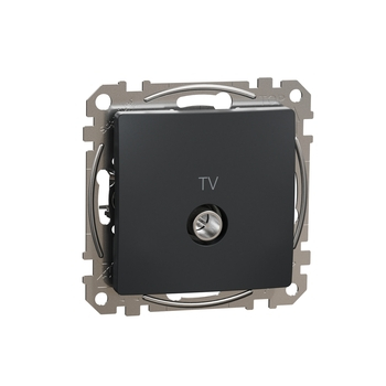 Розетка TV кінцева Чорний Sedna Design & Elements (SDD114471), Schneider Electric - зображення 1