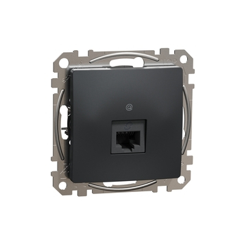 Розетка RJ45 cat5E UTP Чорний Sedna Design & Elements (SDD114451), Schneider Electric - зображення 1