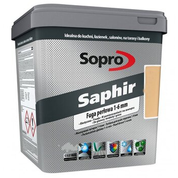 Затирка для швов Sopro Saphir 9512 беж юрский №33 (4 кг) - зображення 1
