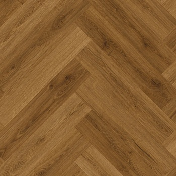 Вінілова підлога Ciro Herringbone Дуб ботанічний карамельний 630х126x6 Quick-Step - зображення 1