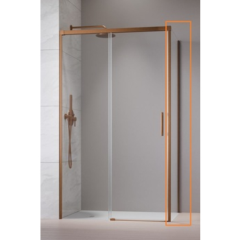 Бокова стінка Idea Brushed Copper KDJ S1 90 права RADAWAY - зображення 1