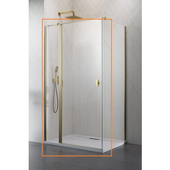 Душові двері NES 6 Brushed Gold KDJ IІ 90L RADAWAY - зображення 1