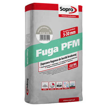 Затирка для брусчатки Sopro PFM 574 серый №13 (25 кг) - зображення 1