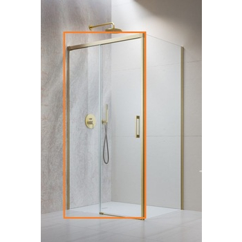 Душові двері Idea Brushed Gold KDJ 130 ліві RADAWAY - зображення 1