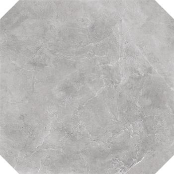 Плитка керамогранітна Silver Grey Світло-сірий Oktagon POL 597x597x8,5 Nowa Gala - зображення 1