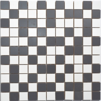 Мозаїка СМ 3106 C2 White-Estet Graphite 300х300х9 Котто Кераміка - зображення 1