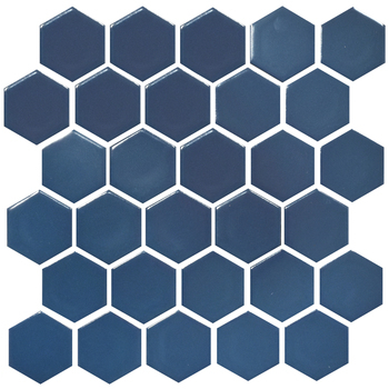 Мозаика H 6008 Hexagon Steel Blue 295×295x9 Котто Керамика - зображення 1