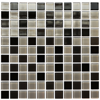 Мозаика GM 4008 С3 Black-Gray M-Gray W 300x300x4 Котто Керамика - зображення 1