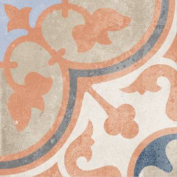 Плитка керамогранітна Ethno №4 мікс 186x186x8 Golden Tile - зображення 1