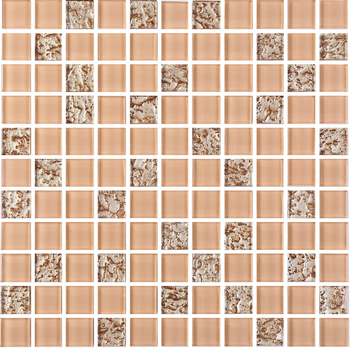 Мозаїка GM 8003 C2 Beige Gold S1-Beige White 300×300x8 Котто Кераміка - зображення 1