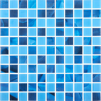 Мозаика GMP 0425017 С2 Print 19-Blue D MATT 300x300x4 Котто Керамика - зображення 1