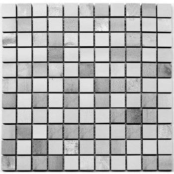 Мозаїка CM 3020 C2 White-Grey 300x300x10 Котто Кераміка - зображення 1
