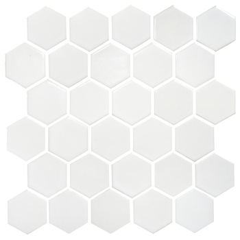 Мозаика H 6024 Hexagon White 295x295x9 Котто Керамика - зображення 1
