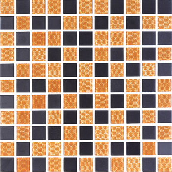 Мозаїка GMP 0825015 С2 Print 13-Black MATT 300×300x8 Котто Кераміка - зображення 1