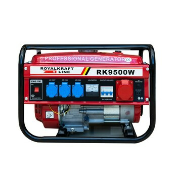 Генератор бензиновий 3,5 кВт (RK9500W) Royal Kraft - зображення 1