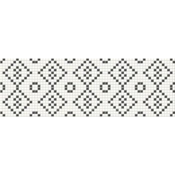 Декор Pret-a-Porter Black&White Mosaic 250×750x10 Opoczno - зображення 1