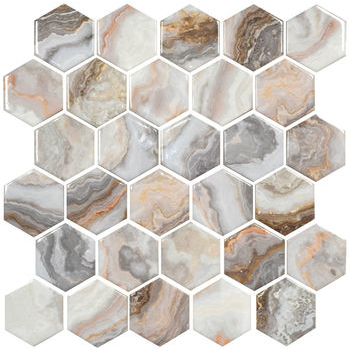Мозаика HP 6012 Hexagon 295x295x9 Котто Керамика - зображення 1