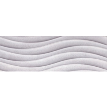 Плитка настенная Milano Soft Grey Wave 250x750x9 Konskie - зображення 1