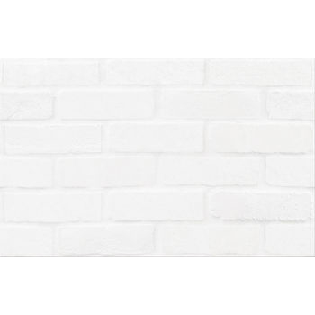 Плитка стінова White Bricks Structure 250x400x8,5 Cersanit - зображення 1
