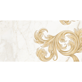 Декор Saint Laurent Decor №2 белый 300x600x9 Golden Tile - зображення 1