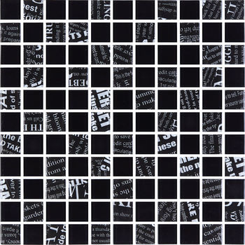 Мозаїка GMP 0425049 С2 Print 45-Black 00 300×300x4 Котто Кераміка - зображення 1